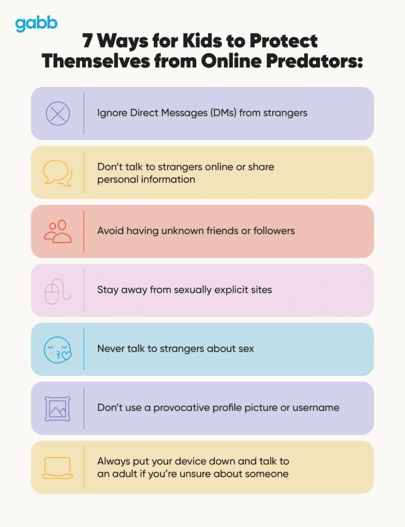7 Ways for Kids to Protect Themselves from Online Predators