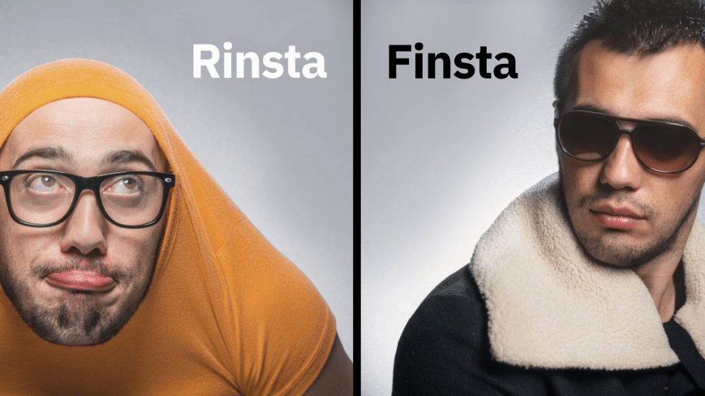 rinsta vs finsta