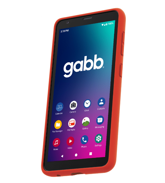 Gabb Phone with Red Case