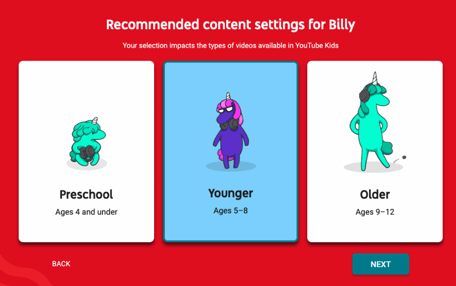 youtube kids content suggestions
