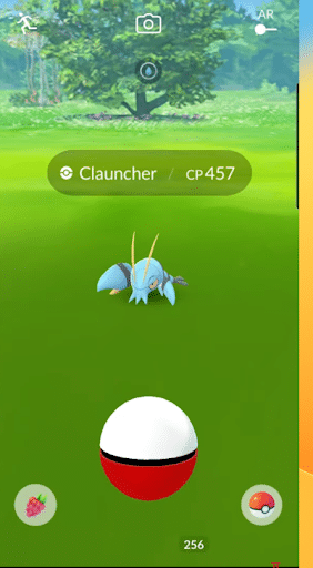 pokeball about clauncher